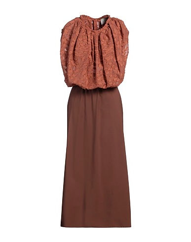 ALYSI Long dress 70% Cotton, 16% Polyamide, 14% Acrylic