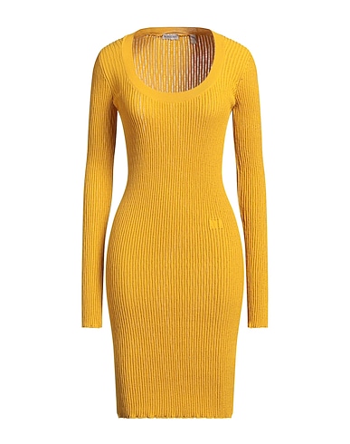 BURBERRY Midi-Kleid Ringelblume 96% Wolle, 3% Polyamid, 1% Elastan
