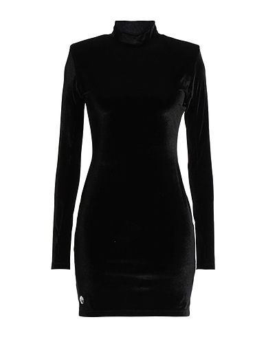 PHILIPP PLEIN Sheath dress Black 95% Polyester, 5% Elastane