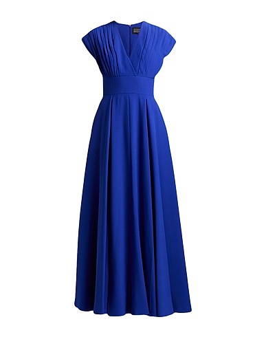 GIOVANNI BEDIN Vestito lungo Blu china 50% Viscosa, 50% Acetato