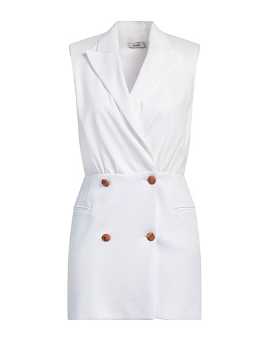 JIJIL Blazer dress White 100% Cotton, Polyester