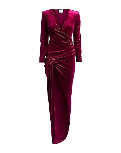 ATELIER LEGORA Long dress Plum 65% Polyester, 35% Viscose