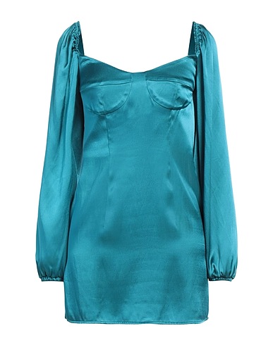 MAR DE MARGARITAS Sheath dress Deep teal 100% Viscose