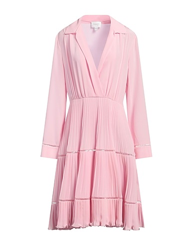 GIAMBATTISTA VALLI Midi dress Pink 100% Silk, Cotton