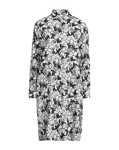 XACUS Shirt dress White 100% Linen