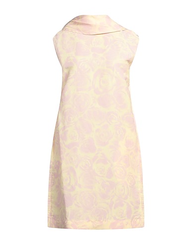 BURBERRY Midi dress Pastel yellow 60% Paper, 40% Viscose