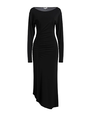 PATRIZIA PEPE Long dress Black 75% Acetate, 20% Polyamide, 5% Elastane