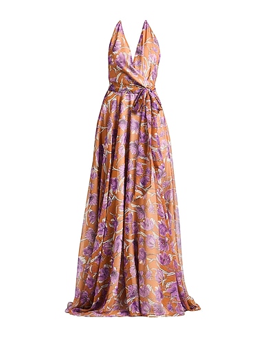GIADA CURTI RESORT Long dress Camel 100% Polyester