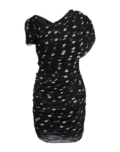 SAINT LAURENT Sheath dress Black 100% Silk