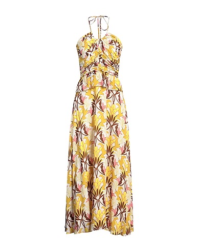 KOCCA Long dress Lime green 100% Viscose