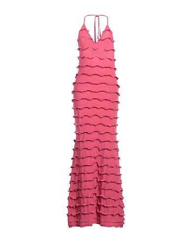 BLUMARINE Langes Kleid Magenta 70% Viskose, 30% Polyester