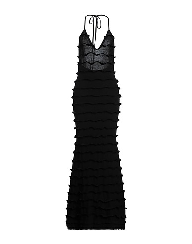 BLUMARINE Long dress Black 70% Viscose, 30% Polyester