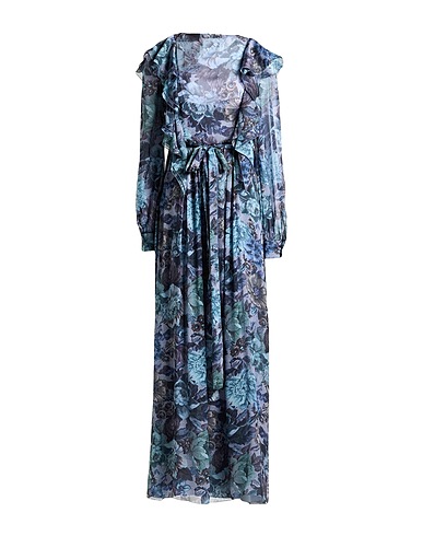ALBERTA FERRETTI Long dress Light blue 100% Silk