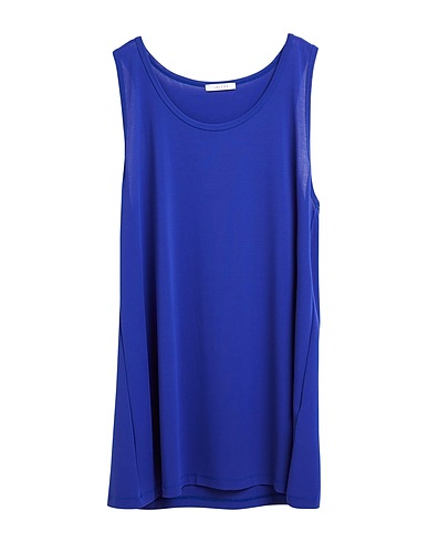 I BLUES Tank top Blue 77% Acetate, 19% Polyamide, 4% Elastane