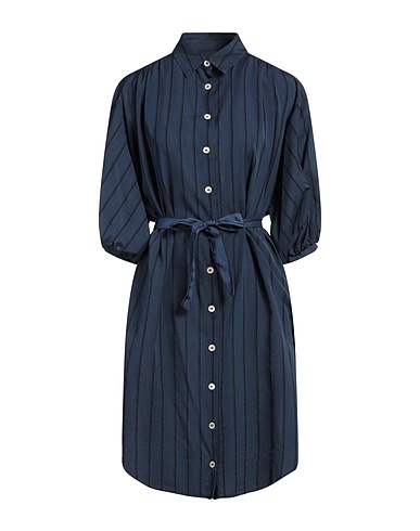 ACADEMIA Midi dress Midnight blue 70% Cotton, 30% Cupro