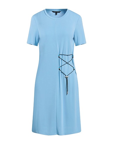ARMANI EXCHANGE Sheath dress Sky blue 95% Polyester, 5% Elastane