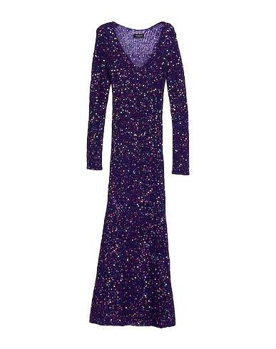 ROBERTO COLLINA Long dress 44% Mohair wool, 38% Polyester, 18% Silk