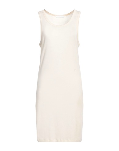 HELMUT LANG Sheath dress Ivory 50% Pima Cotton, 50% Modal