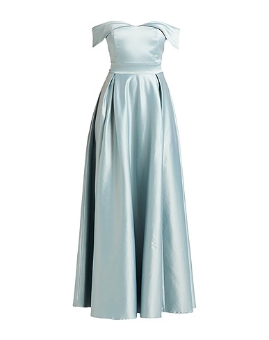 SISTE'S Elegant dress GOLD CAPSULE Sage green 60% Polyester, 37% Cotton, 3% Elastane