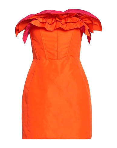 PINKO Sheath dress Orange 100% Polyester