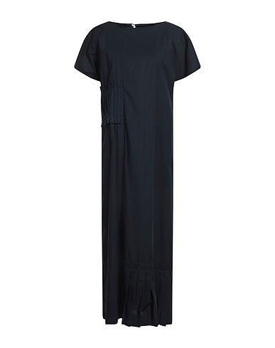 ALPHA STUDIO Long dress Midnight blue 98% Cotton, 2% Elastane