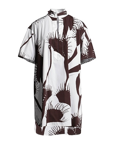 FERRAGAMO Shirt dress White 100% Cotton