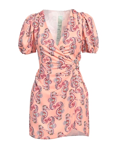 IL THE' DELLE 5 Short dress Salmon pink 100% Polyester