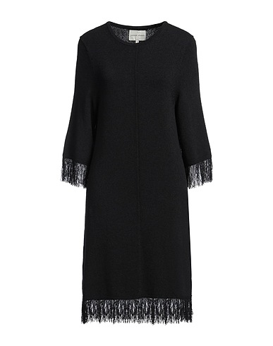 LOULOU STUDIO Short dress Black 62% Viscose, 20% Silk, 14% Cotton, 4% Elastane