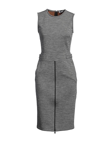 MAX MARA Midi dress Grey 100% Virgin Wool