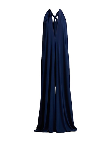 GIANLUCA CAPANNOLO Jumpsuits and Dungarees Navy blue 100% Polyester