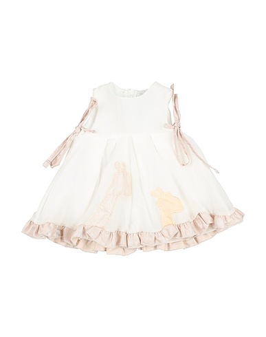 FUN & FUN Vestido para bebé  Ivory 100% Polyester, Cotton, Silk