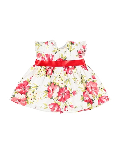 FUN & FUN Vestido para bebé  White 100% Cotton, Polyester
