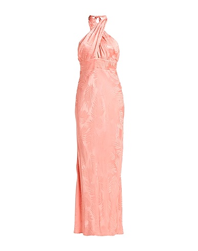 GUESS Long dress Salmon pink 100% Viscose