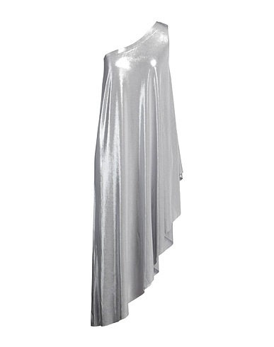 NORMA KAMALI Midi dress Silver 95% Polyester, 5% Elastane