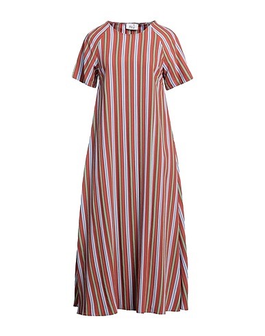 NIŪ Vestito midi Mattone 89% Viscosa, 11% Elastan