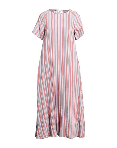 NIŪ Vestito midi Grigio 89% Viscosa, 11% Elastan