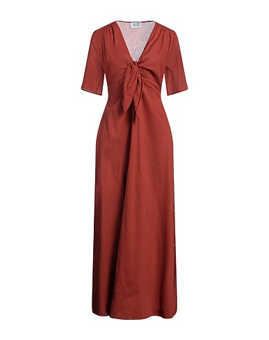 NIŪ Long dress Rust 100% Cotton