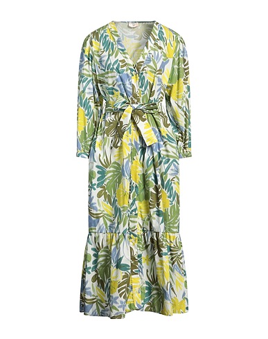 LIU •JO Midi dress White 100% Cotton