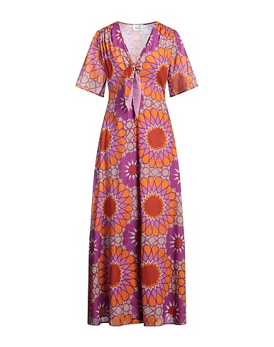 NIŪ Vestido largo Malva 100% Algodón