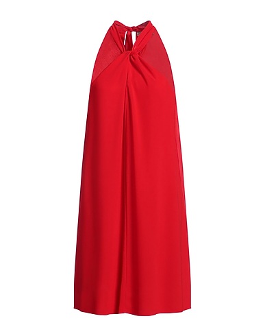 RINASCIMENTO Midi dress Red 100% Polyester