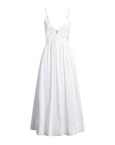HERSKIND Long dress White 100% Cotton