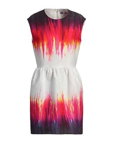 MSGM Kurzes Kleid Koralle 100% Baumwolle