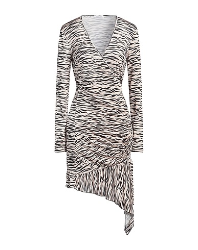 PATRIZIA PEPE Midi dress Ivory 95% Polyester, 5% Elastane
