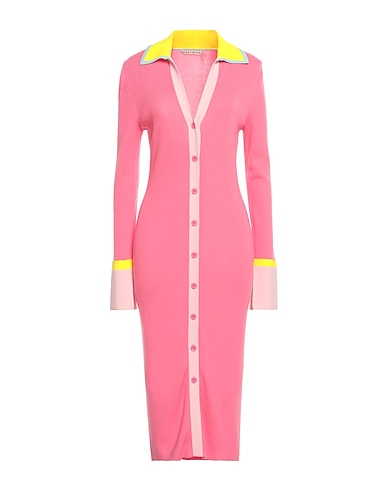 ALICE + OLIVIA Vestito chemisier Rosa 55% Viscosa, 42% Lana, 3% Nylon