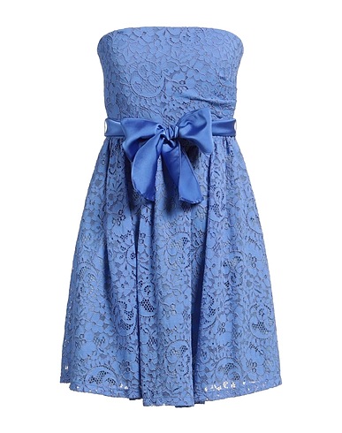 EMME by MARELLA Vestito corto Blu chiaro 90% Poliammide, 10% Elastan