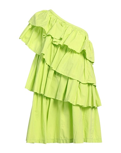 @MADILLY Vestito corto Verde chiaro 100% Cotone