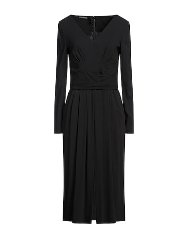 ALBERTA FERRETTI Midi dress Plum 97% Viscose, 3% Elastane