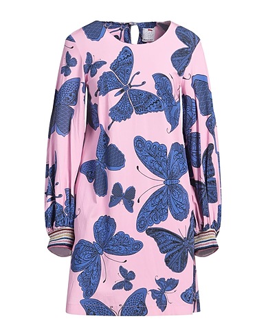 ULTRA'CHIC Kurzes Kleid Rosa 97% Viskose, 3% Elastan