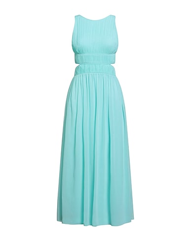 PATRIZIA PEPE Long dress Turquoise 100% Polyester