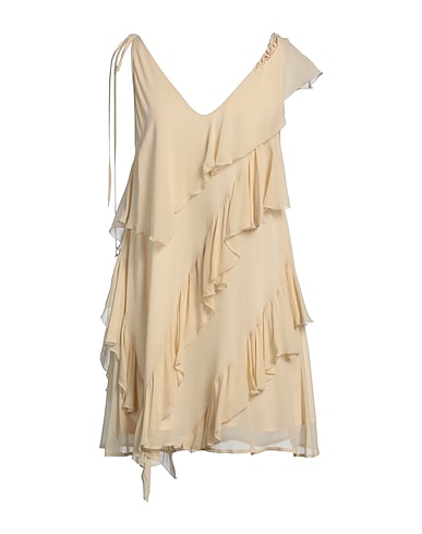 SUOLI Short dress Beige 100% Viscose